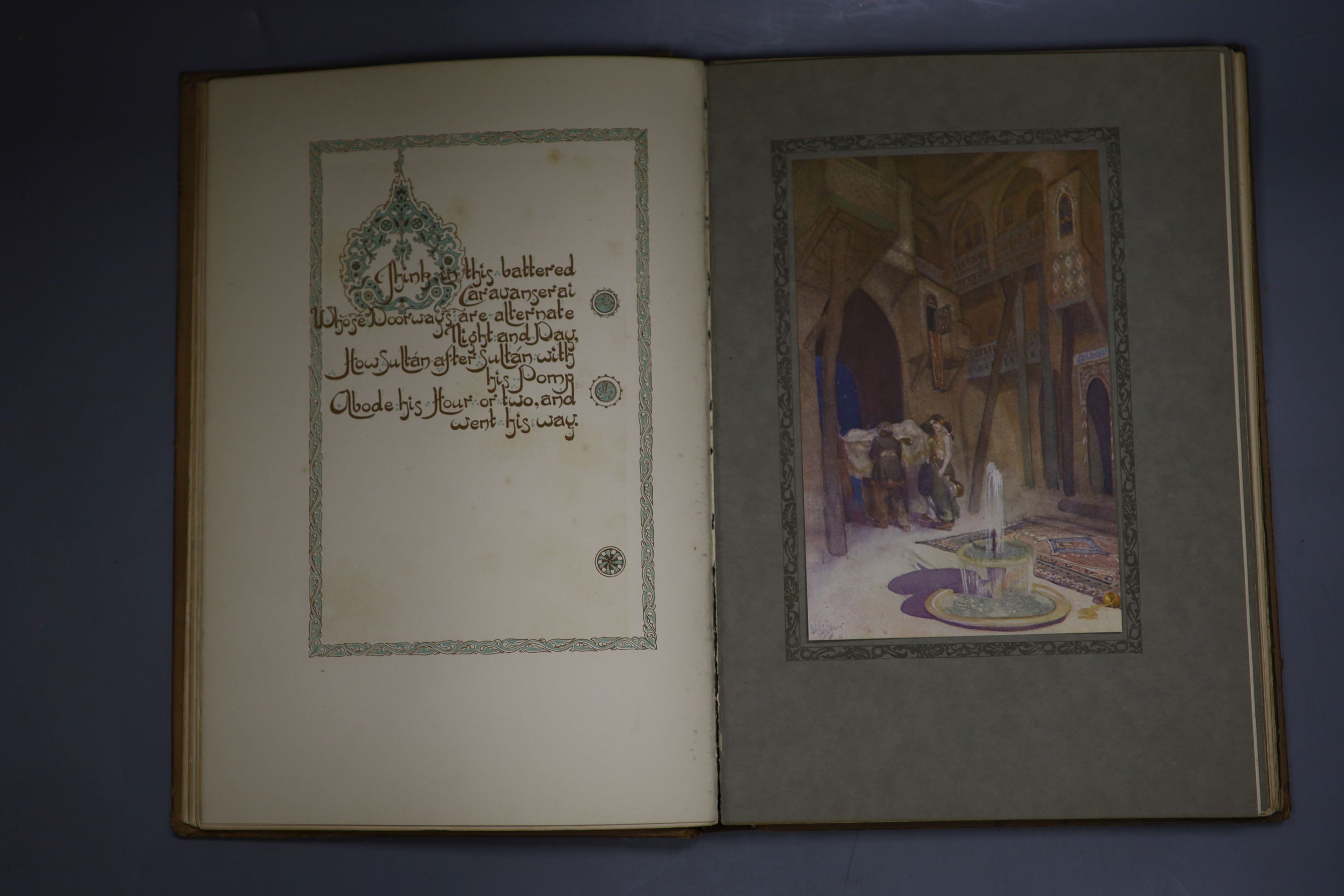 Rubaiyat of Omar Khayyam, published by George G Harrap and co-London, presented by Will Pogani, one volume